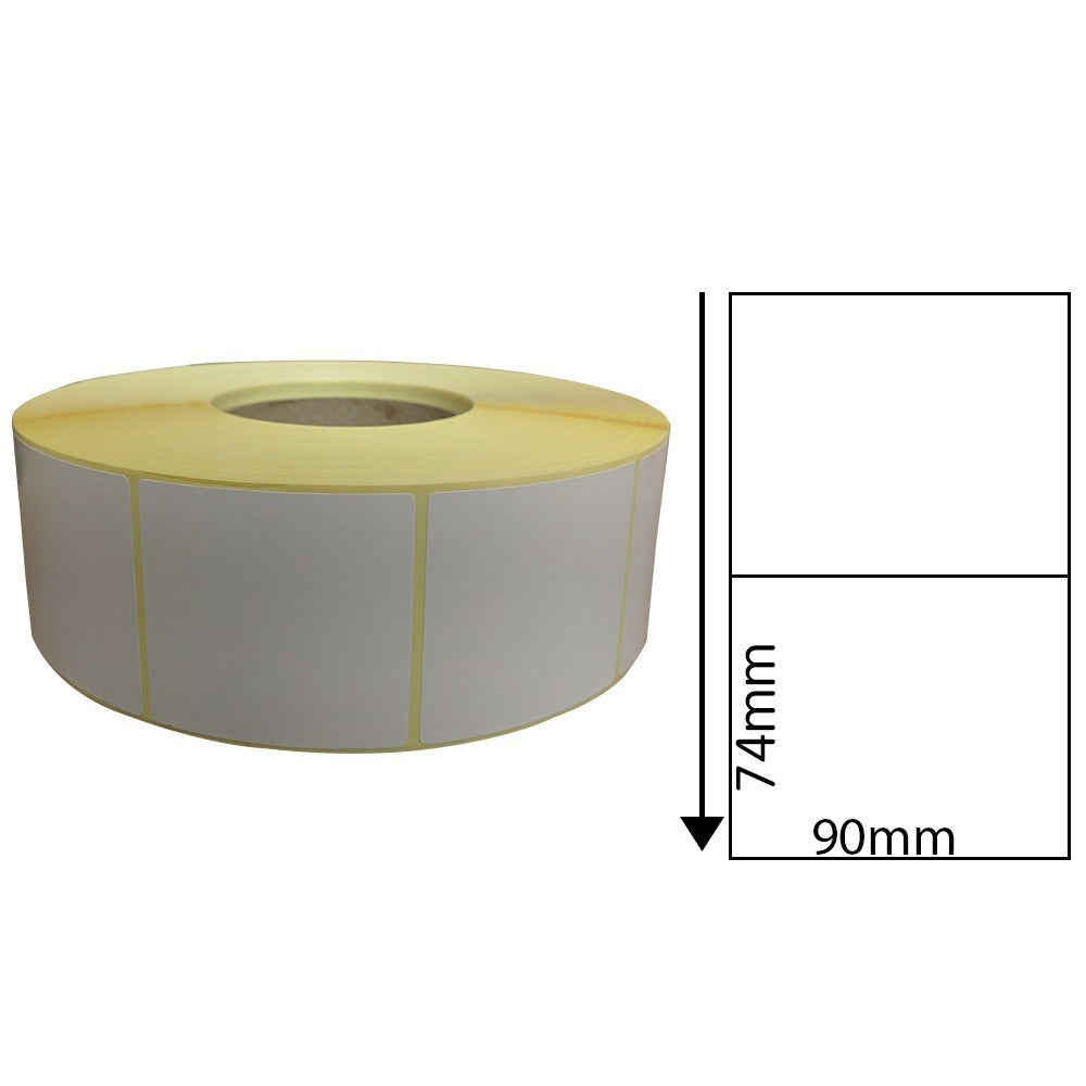 90 x 74mm Thermal Transfer Block Out Labels