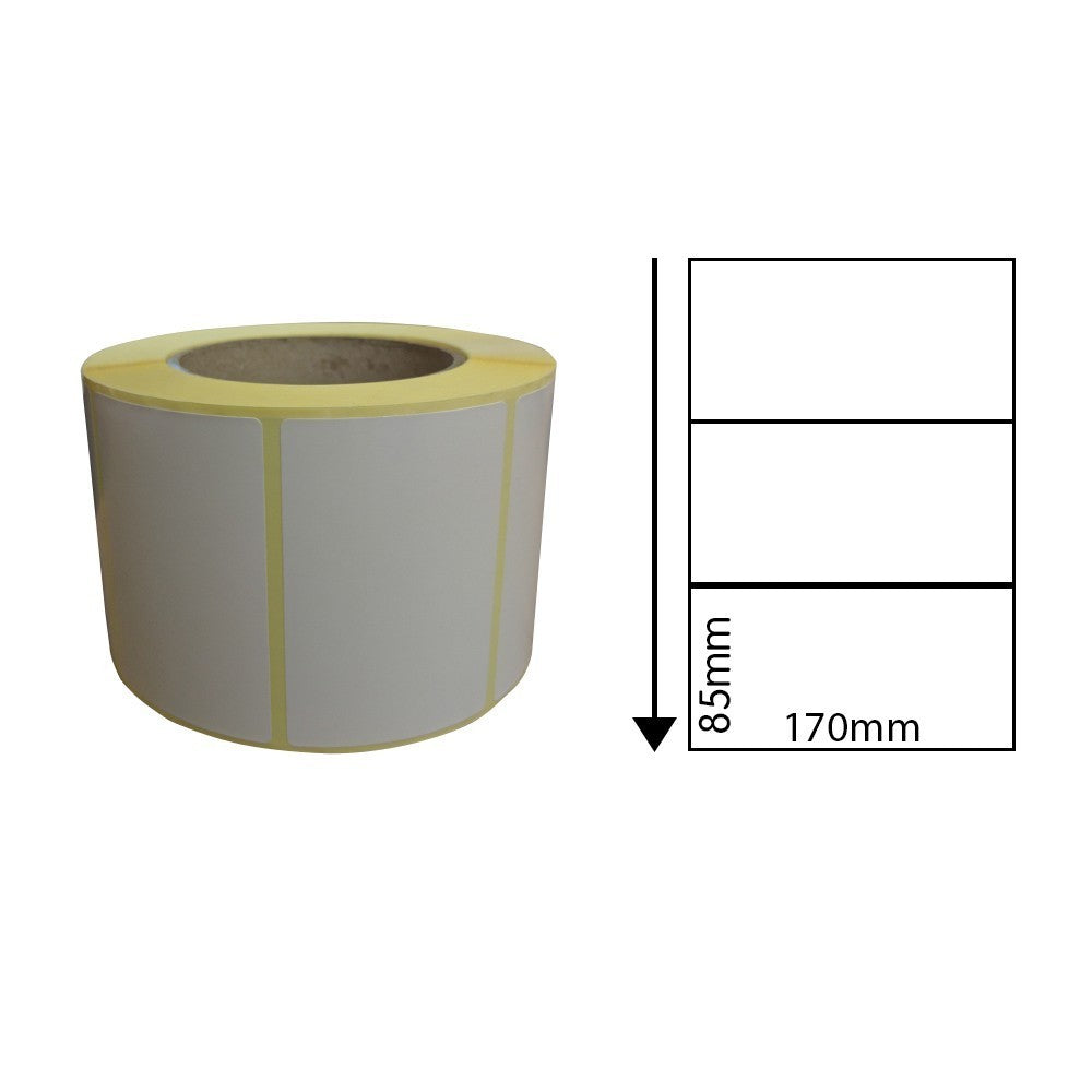 170 x 85mm Thermal Transfer Block Out Labels