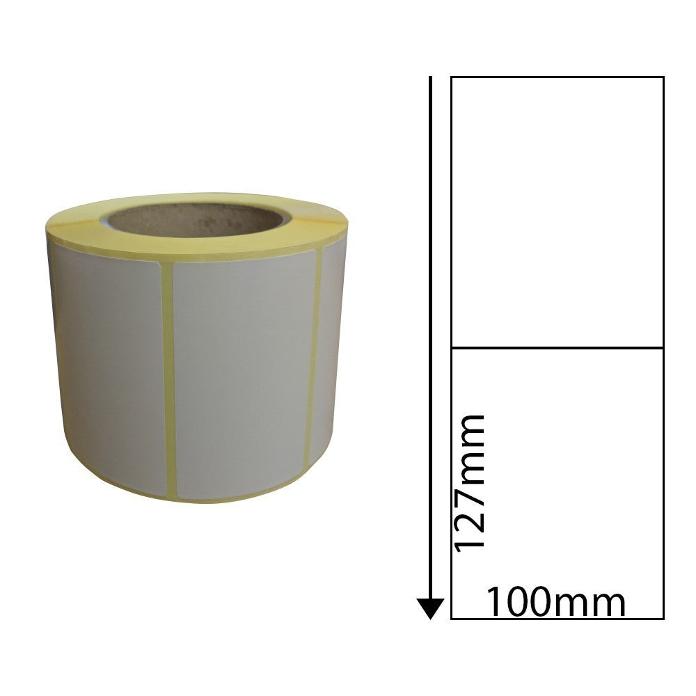 100mm x 127mm Direct Thermal Labels (1,000 Labels) - Removable Adhesive