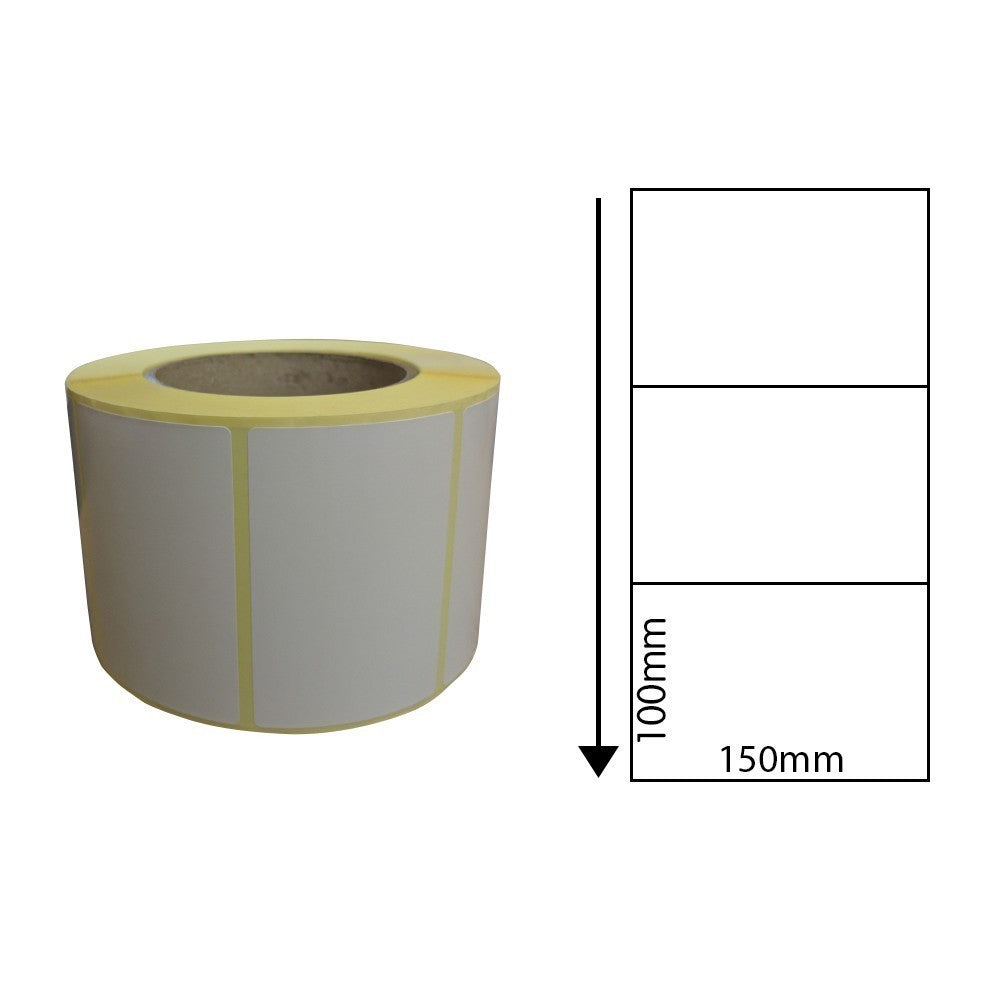 150mm x 100mm Direct Thermal Labels - Freezer Adhesive