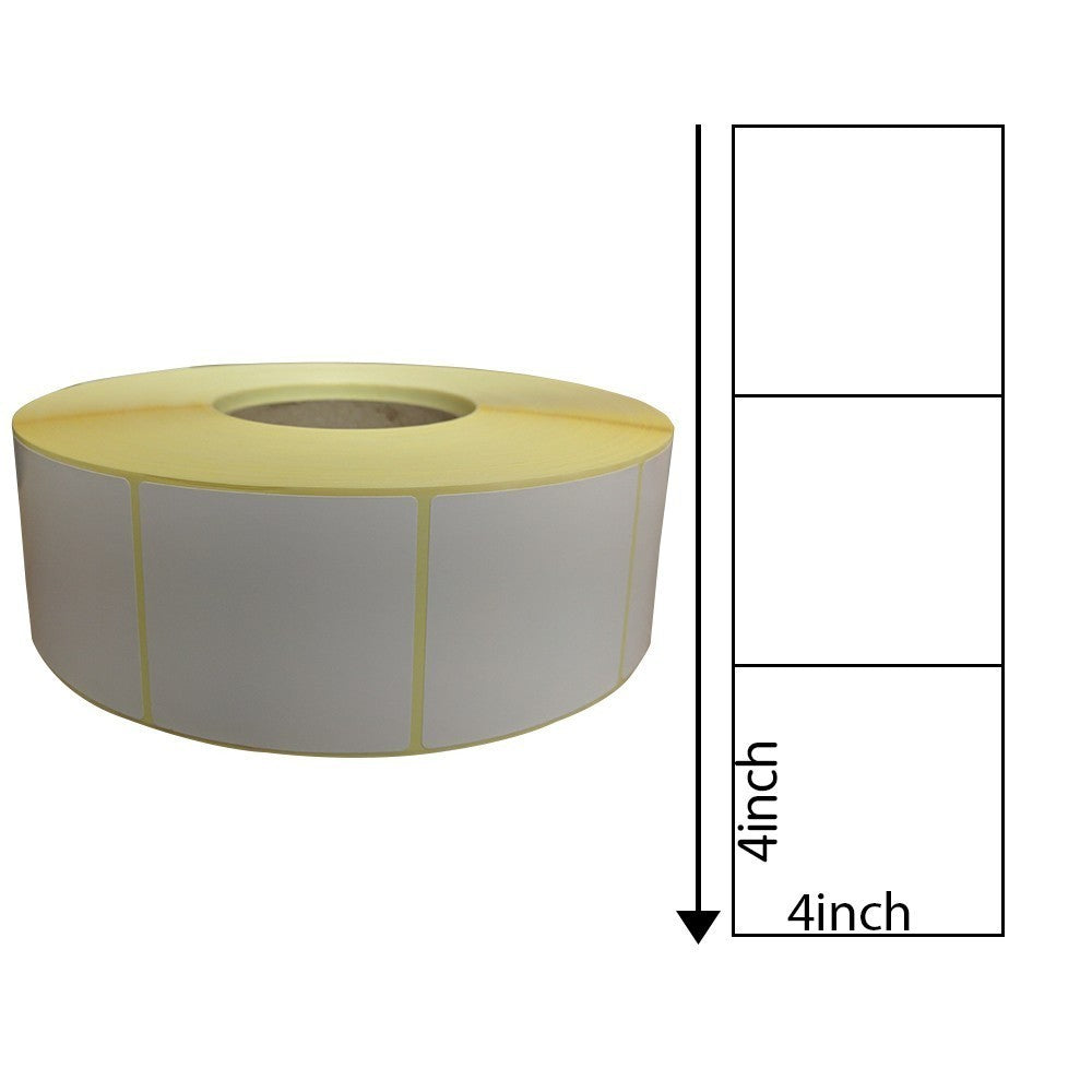 4x4 Inch Thermal Transfer Block Out Labels
