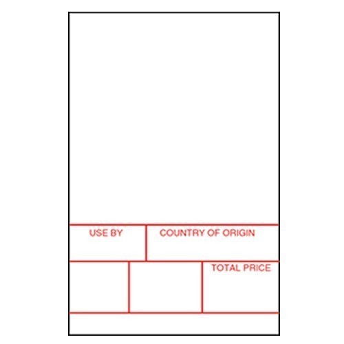 Avery Berkel Format 1 Scale Labels - 49mm x 74mm - 12 rolls / 6,000 labels
