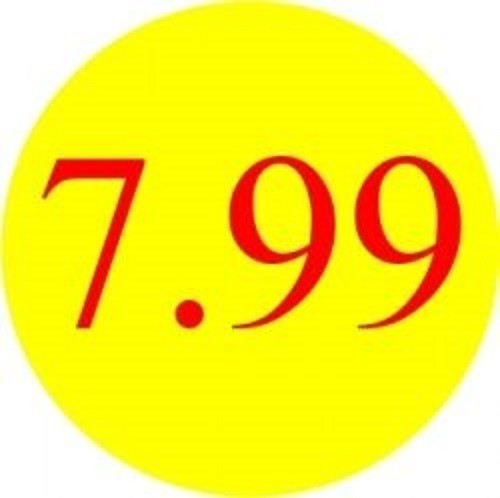 7.99 Promotional Label - Qty 1,000