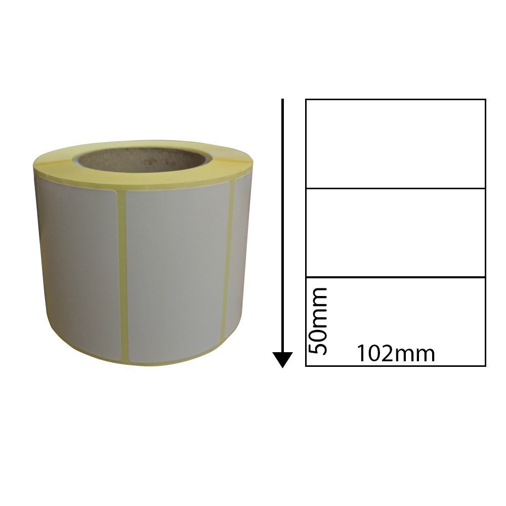 102mm x 50mm Direct Thermal Labels (1,000 Labels)