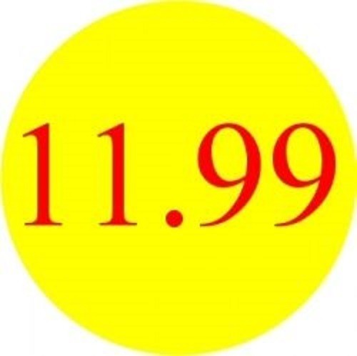 11.99 Promotional Label - Qty 1,000