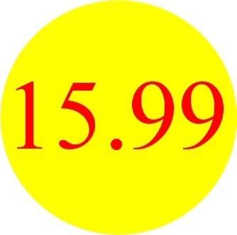 15.99 Promotional Label - Qty 1,000
