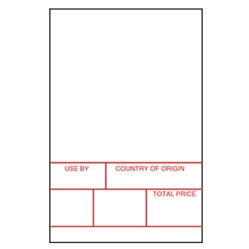 Avery Berkel Format 1 Scale Labels - 49mm x 74mm - 36 rolls / 18,000 labels