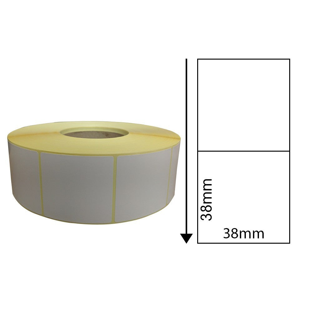 38mm x 38mm Direct Thermal Labels