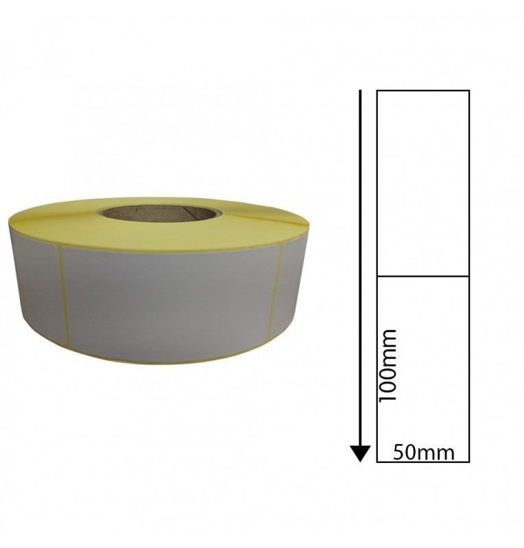 50 x 100mm Thermal Transfer Block-Out Labels