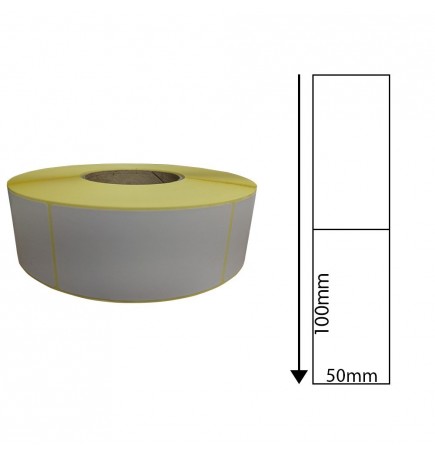 50 x 100mm Thermal Transfer Block-Out Labels