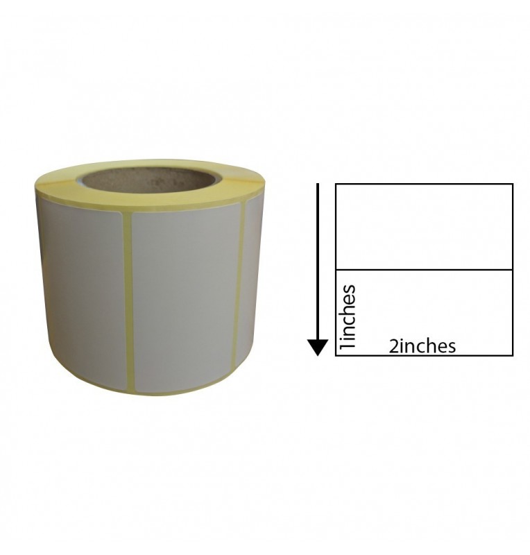 2x1 Inch Thermal Transfer Block-Out Labels 2x1 Inch Thermal Transfer Block-Out Labels