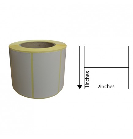 2x1 Inch Thermal Transfer Block-Out Labels
