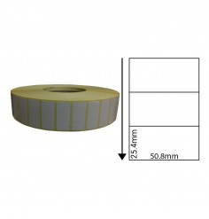 50. 8 x 25. 4mm Thermal Transfer Block-Out Labels.