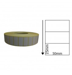50 x 25mm Thermal Transfer Block-Out Labels