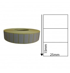 25 x 15mm Thermal Transfer Block-Out Labels