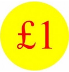 £1 Promotional Label - Qty 1,000