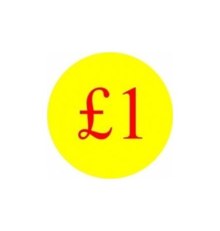 £1 Promotional Label - Qty 1,000