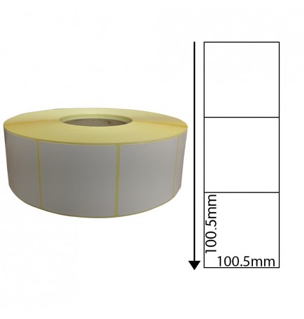 100.5mm x 100.5mm Perforated Direct Thermal Labels (1,000 Labels)