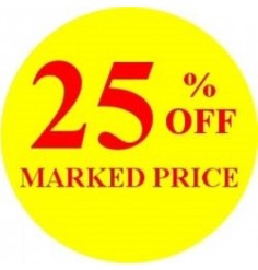 25% Off Promotional Label - Qty 1,000