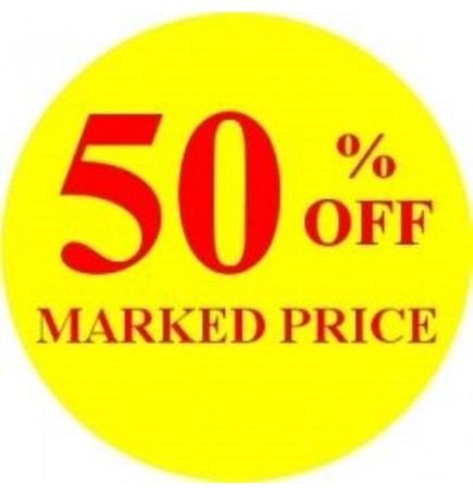 50% Off Promotional Label - Qty 1,000
