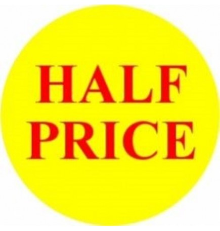 Half Price Promotional Label - Qty 1,000