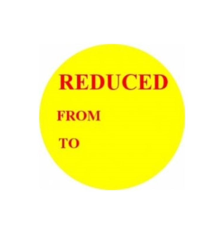 Reduced - From/To Promotional Label - Qty 1,000
