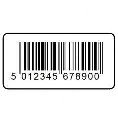 Printed Barcode Labels 40x25mm (1,000)