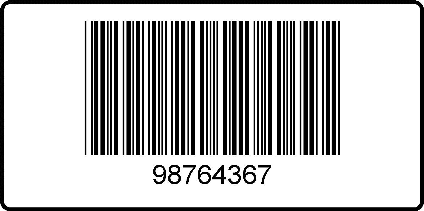 Printed Barcode Labels 40x20mm (1,000)