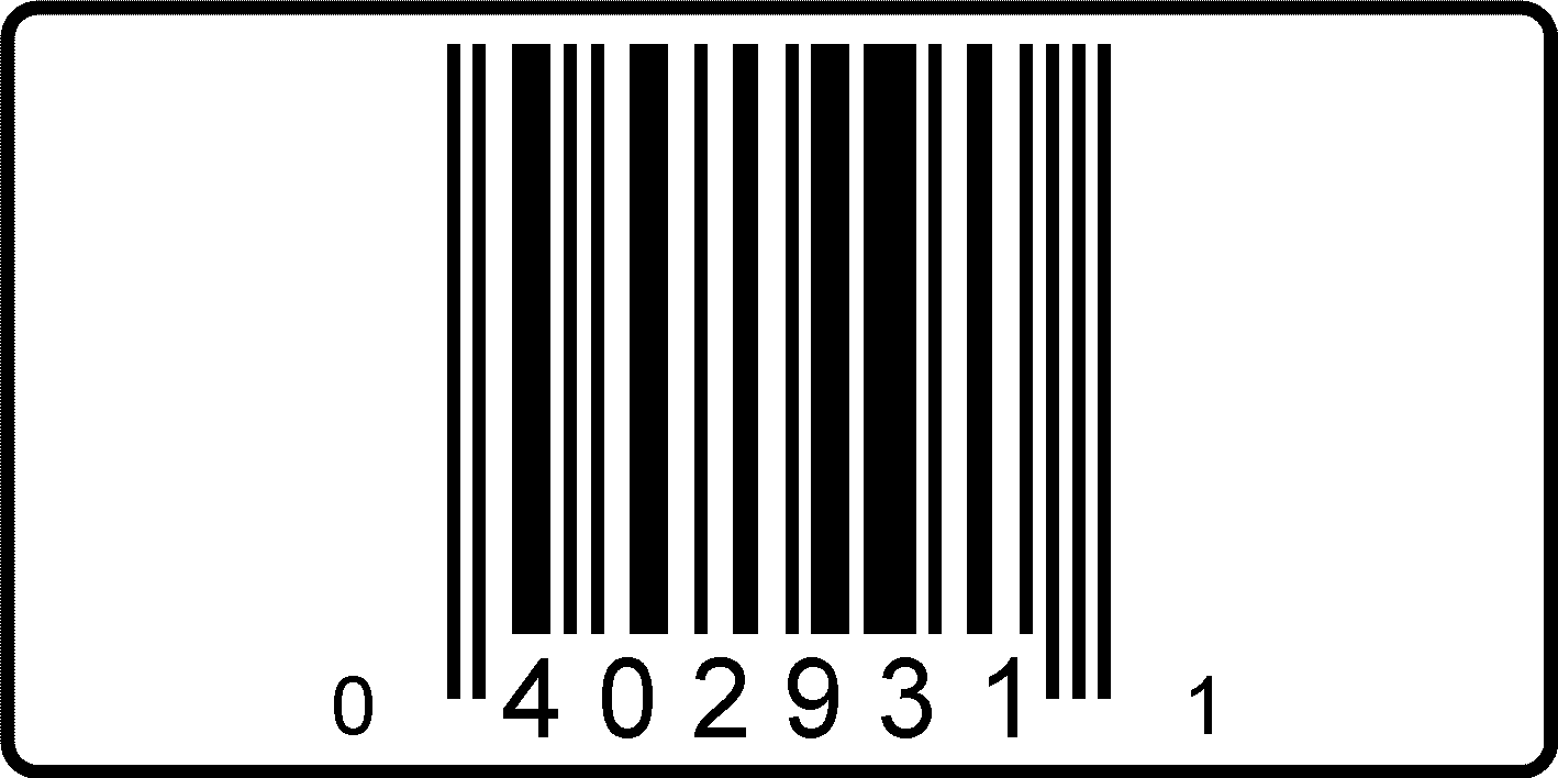 Printed Barcode Labels 40x20mm (1,000)