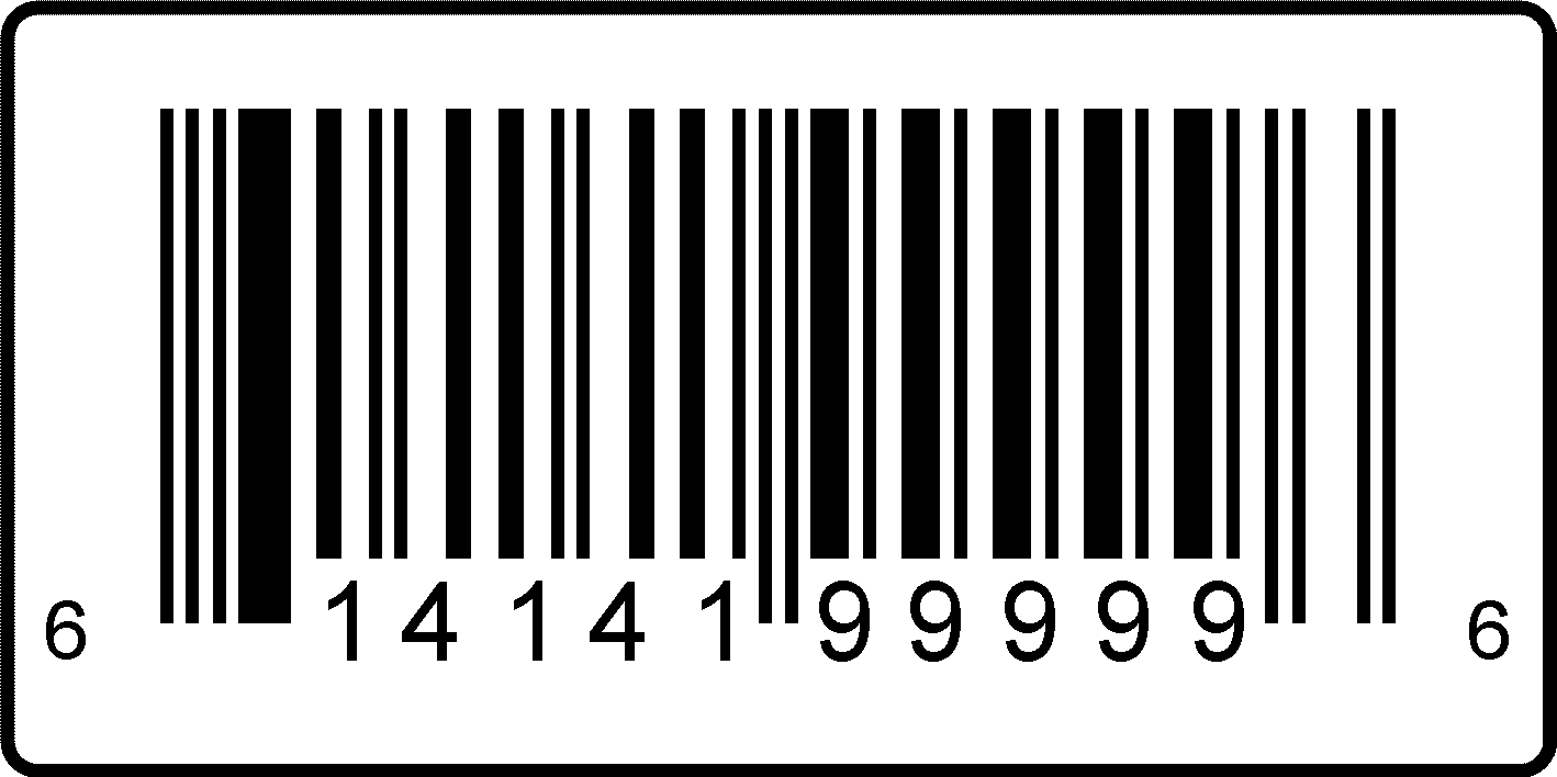Printed Barcode Labels 40x25mm (1,000)