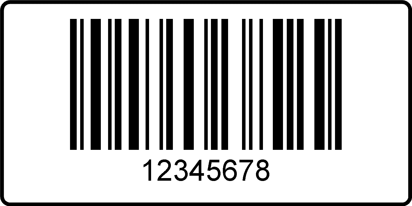 Printed Barcode Labels 40x25mm (1,000)