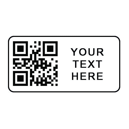Personalised QR codes 64x32mm