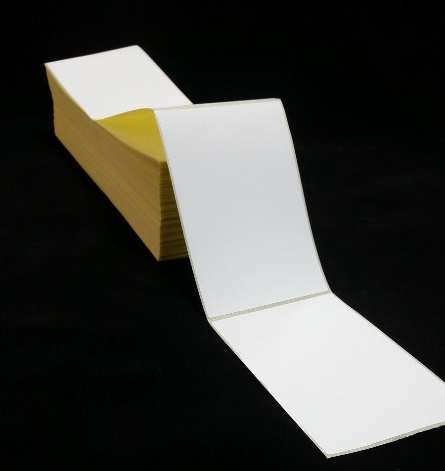 100mm x 150mm Thermal Transfer Labels Fan Folded (1,000)