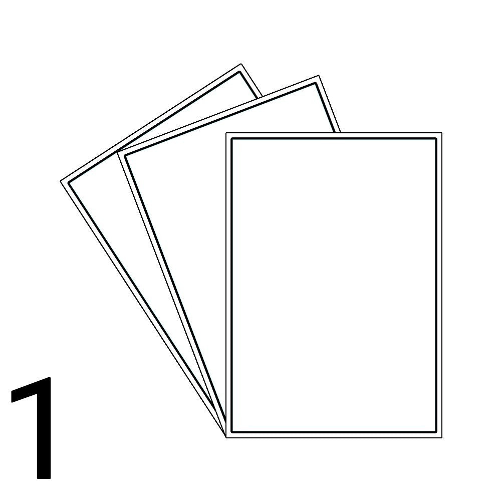 A4 Laser Sheet - 1 Label Per Sheet