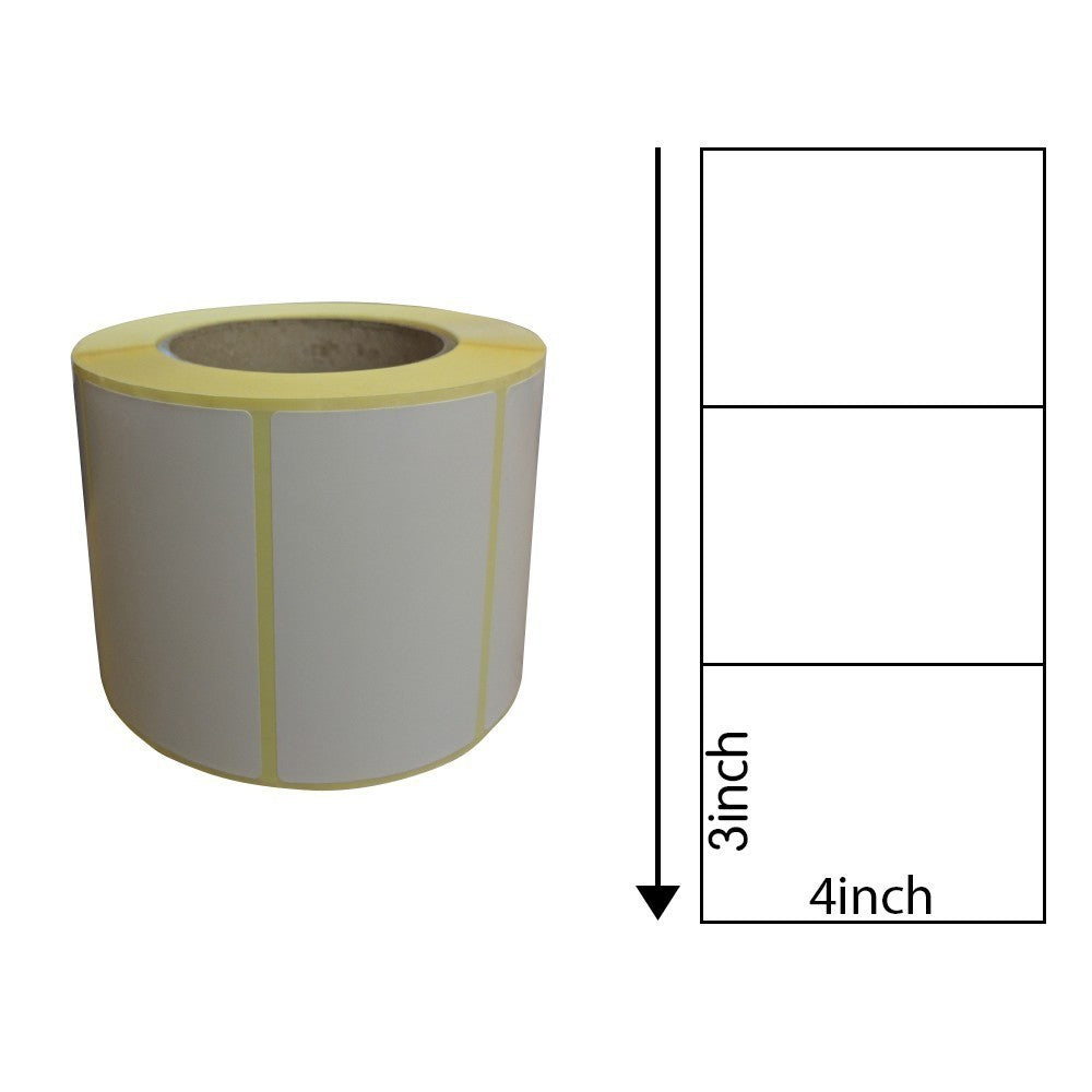 4 x 3 Inch Direct Thermal Labels (1,000 Labels)