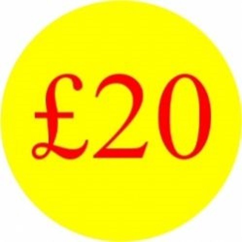 £20 Promotional Label - Qty 1,000