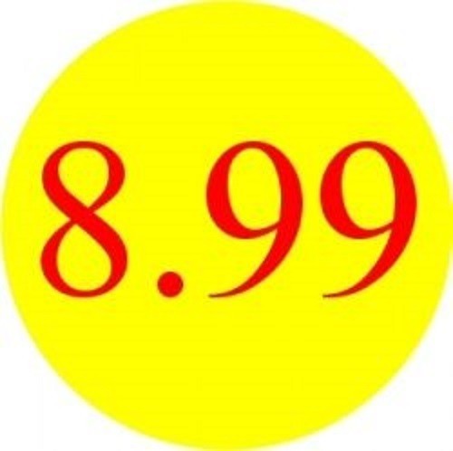 8.99 Promotional Label - Qty 1,000